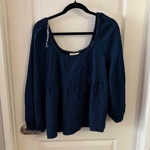 Universal Thread Deep Blue Blouse